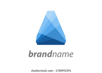 einzigartige Illustrations Logo Design Edelstein, gut für jedes Unternehmen.