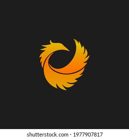unique illustration of a phoenix