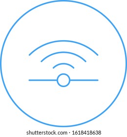 Unique Infrared Vector Line Icon