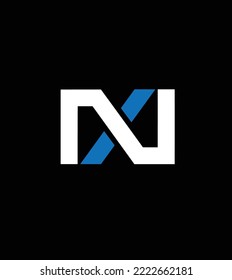 unique Initial Letter NX and XN Logo Design Vector Template  Creative Abstract XN Letter Logo Design
