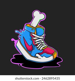 Unique and interesting shoe illustrations for you 