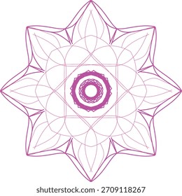 Unique and intricate mandala art designed