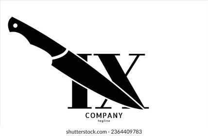 Unique IX Buchstaben Logo Symbol Vektorvorlage.