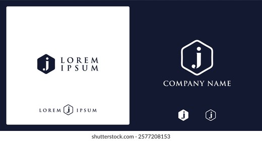 unique j letter Logo and icon classic and modern style