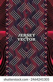 Vector de jersey único para sublimación
