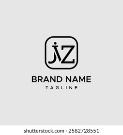 Unique JVZ Initials Logo for Luxury and Fashion Brands
