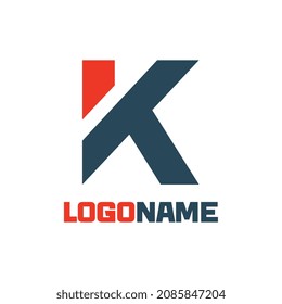 Unique K letter logo design free download