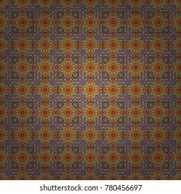 Unique kaleidoscope design. Multicolor mosaic texture. Seamless texture. Abstract kaleidoscope background. Beautiful vector kaleidoscope seamless pattern.