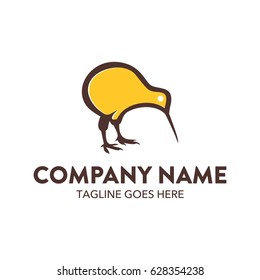 Unique Kiwi Bird Logo Template