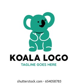 Unique Koala Logo Mascot Character Template