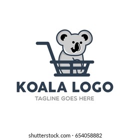 Unique Koala Logo Mascot Character Template