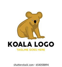 Unique Koala Logo Mascot Character Template