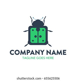 Unique Ladybug Logo Template