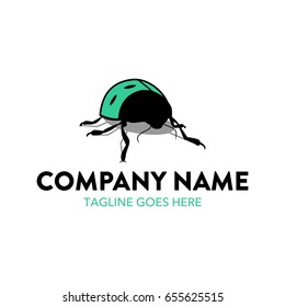 Unique Ladybug Logo Template