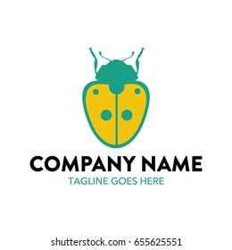 Unique Ladybug Logo Template