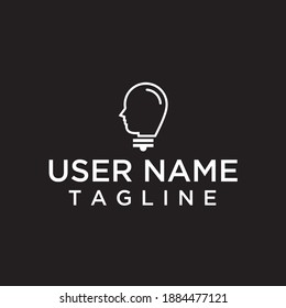 unique lamp logo design inspiration with people