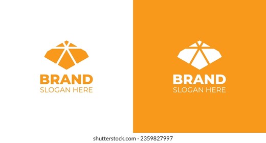 unique land star logo modern