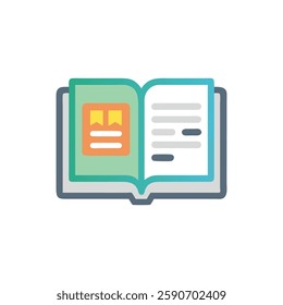 Unique Language Book Icon Design