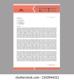 Unique Latter Head Design Template