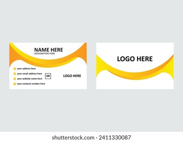 Unique Layout for a Corporate Business Card
