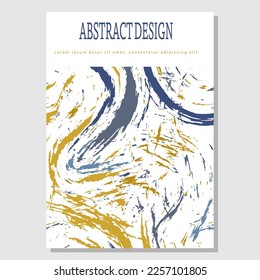 A unique layout of corporate design for title pages, covers, books, brochures, leaflets, posters, booklets. Template for interior and decoration ideas. Simple style