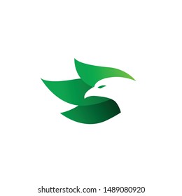 unique leaf logo icon with modern design. vector template illustration