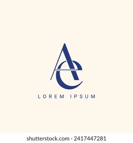 Unique letter AE logo company and icon business shaped butterfly. Vector illustration