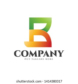 Unique Letter B Logo design