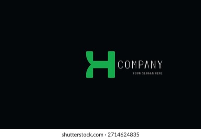 Diseño único del logotipo de la letra H, para la marca del logotipo de la compañía