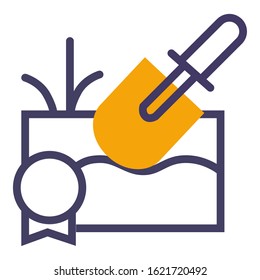 Unique letter icon, illustration, vector