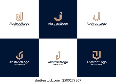 Unique letter J logo design collection
