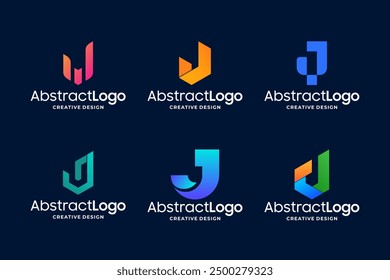 Innovación única en el diseño del logotipo de la letra J