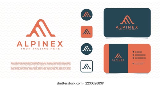 unique letter a logo concept for icon or logo company