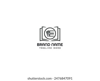 unique letter logo design icon
