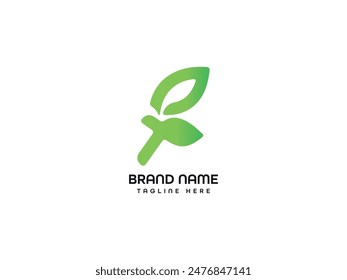 unique letter logo design icon