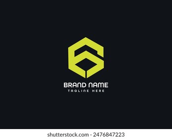 unique letter logo design icon