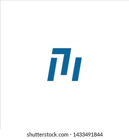 Unique Letter Logo M and P