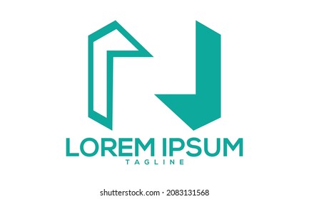 Unique letter logo Modern and minimalist vector and abstract logo