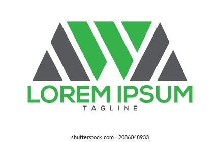 Unique letter logo Modern and minimalist vector and abstract logo