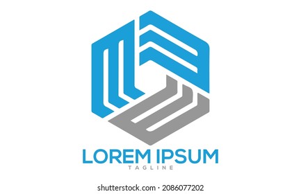 Unique letter logo Modern and minimalist vector and abstract logo