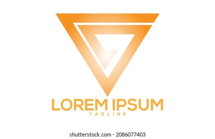 Unique letter logo Modern and minimalist vector and abstract logo