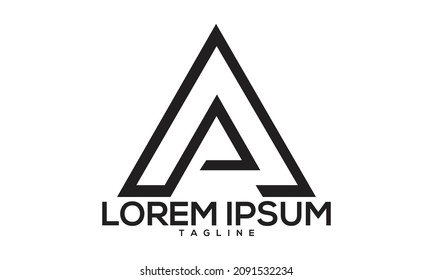 Unique letter logo Modern and minimalist vector and abstract logo