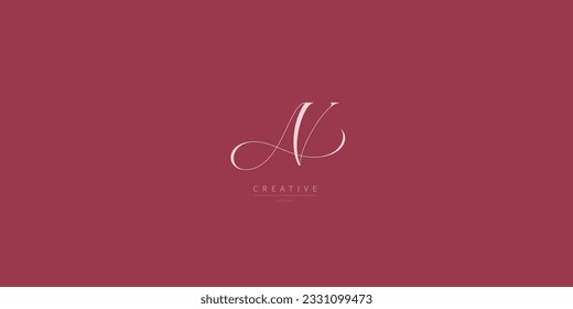 Diseño de logotipo de letra N única. Monograma inicial de lujo. Letra de diseño elegante creativa N