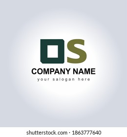 Unique Letter OS Vector Logo Design for you brand. Creative Logo letter icon use your business logo mega collection, abstract geometric business icon.