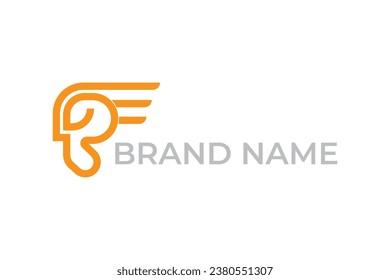 Einzigartiges Logo-Design, modernes Logo, Firmenlogo, moderner Brief 