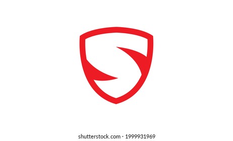 Unique Letter S Combined Shield Logo Stock Vector (Royalty Free ...