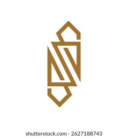 Unique Letter S Monogram Logo, suitable for any business with initials S