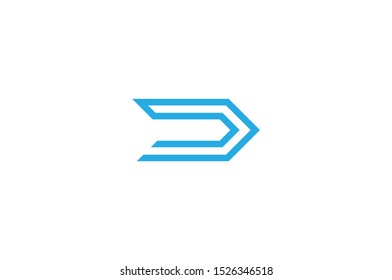 Unique Letter SD Logo Monogram Vector Editable