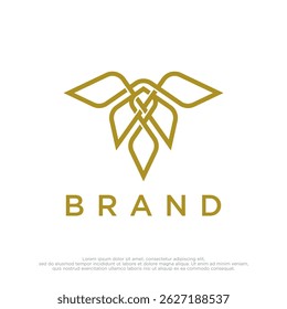 Unique Letter T Insect Logo, suitable for any business with initials T with Animal Insect Symbol