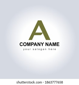 Unique Letter A Vector Logo Design for you brand. Creative Logo letter icon use your business logo mega collection, abstract geometric business icon.